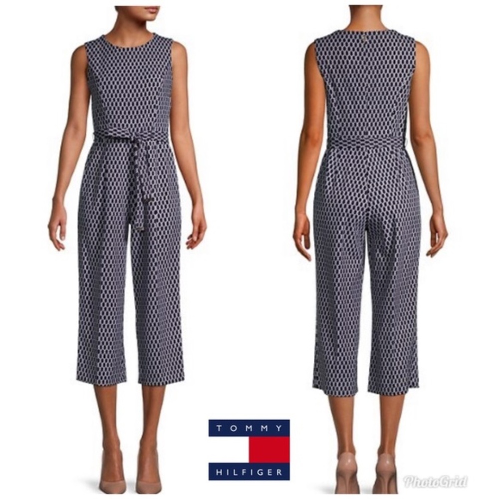 Tommy Hilfiger Belted Jumpsuit